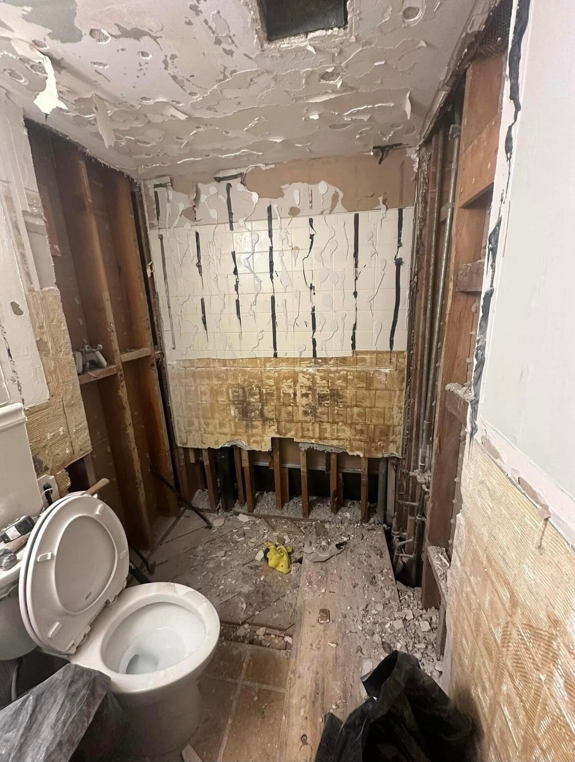 Finished interior space